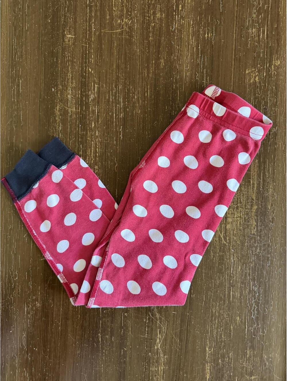 Disney Red and White Polka Dot Pants, Size 110 cm US 5